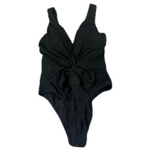 Victoria’s Secret Black Plunge V Monokini
